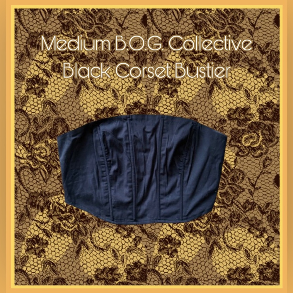 B.O.G. Collective Black Corset Bustier